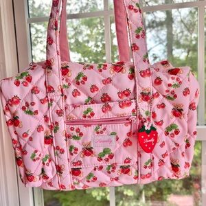SOLD Sweetly Pink Strawberry Bear Shoulder Bag